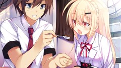 Food red eyes blondes long hair blue eyes brunettes short hair 