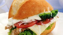 Food salad lettuce bread