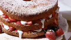 Food strawberries fruits