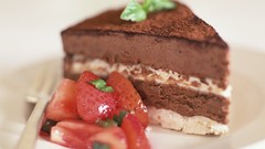 Food strawberries fruits cakes