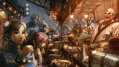 Food street fighter noodles