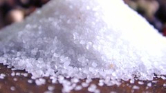 Food sugar crystals