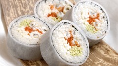 Food sushi sushi rolls