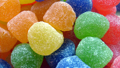 Food sweets (candies) macro