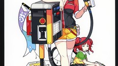 Food tires collar bananas white background hats vegetables 