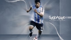 Football player argentina soccer sergio aguero Argentina 