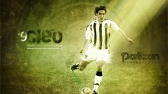 Football player soccer Cleo partizan