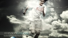 Football player soccer Napoli edinson cavani