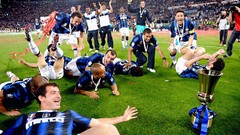 Football players Champions F.C. Internazionale Milano zanetti
