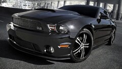 Ford Ford mustang black cars vehicle Car