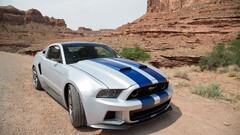 Ford mustang canyon rock white Car vehicle Racing Stripes Ford