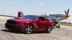 Ford mustang Car Aircraft vehicle red cars Ford
