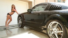 Ford mustang girls with