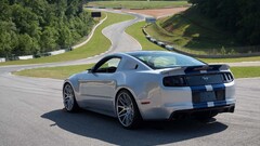 Ford mustang muscle cars Car vehicle silver cars road Ford