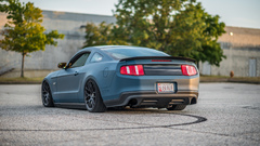 Ford mustang muscle cars tuning Car blue cars vehicle Ford