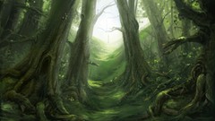 Forests artwork fable video games