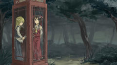 Forests artwork phone booth