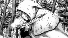 Forests Knives Manga hooded