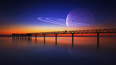 Forever Bridge Saturn sky