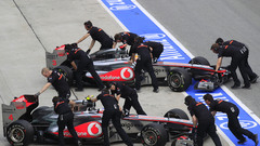 Formula one vehicles McLaren