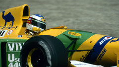 Formula one yellow Car