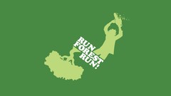 Forrest Gump funny cutting minimalistic artwork