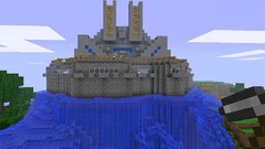 Fortress minecraft waterfalls