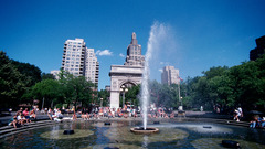 Fountain at Washington square