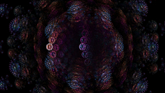 Fractal dark bubbles Art