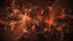 Fractal Halloween cats Art