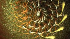 Fractal Swirl waves abstract