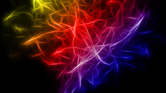 Fractalius abstract lights multicolor