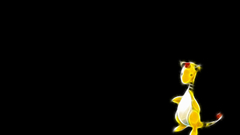 Fractalius ampharos black background