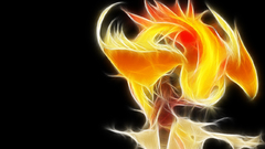 Fractalius black background Pokemon
