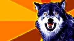 Fractalius meme Courage Wolf