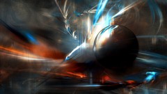 Fractals abstract chaos