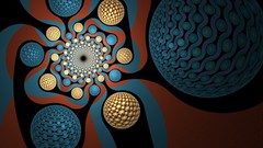 Fractals abstract circles