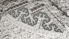 Fractals abstract cross