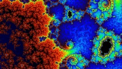 Fractals abstract geometry colors