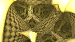 Fractals abstract geometry golden