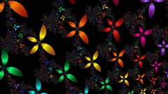 Fractals abstract multicolor