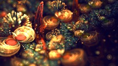 Fractals abstract parade multicolor digital art