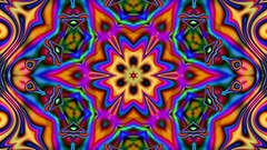 Fractals abstract psychedelic multicolor