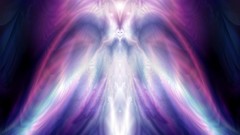Fractals angels multicolor angel wings