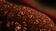 Fractals horizon raw digital art