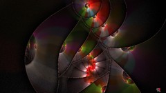 Fractals multicolor digital art
