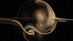 Fractals rings Saturn cutting