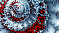 Fractals spirals abstract