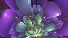 Fractals Violet digital art
