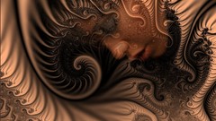 Fractals woman abstract faces Photo manipulation artistic